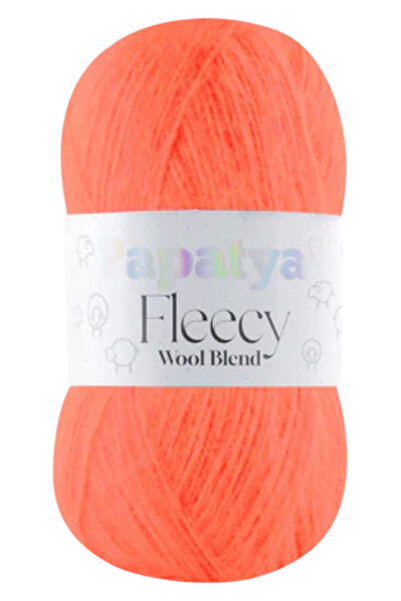 bi ters bi düz Papatya Fleey Wool Blend Neon Angora (No: 4840)