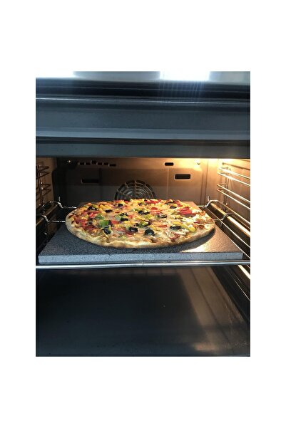 AyrStore Doğal Bazalt Fırın Taşı - Kare (30x30cm) - Fırın Tasi, Pizza Tasi, E...