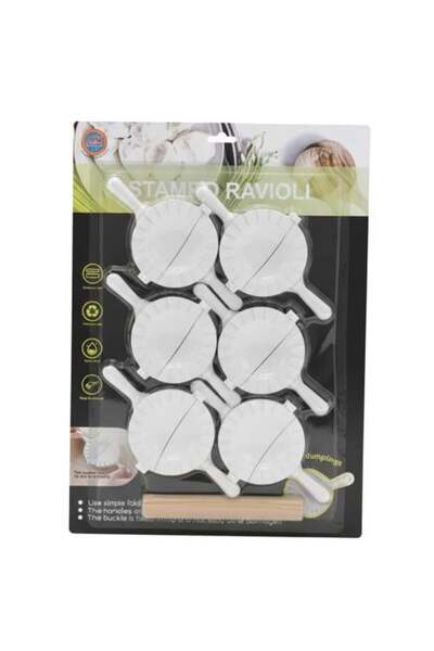 Generic Pastry Molds Set with Dough Roller – 1 Carton × 6 Pieces