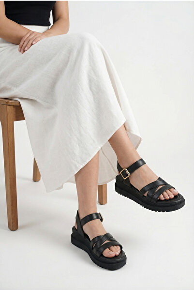 Riccon Дамски сандали 0012805 Черни