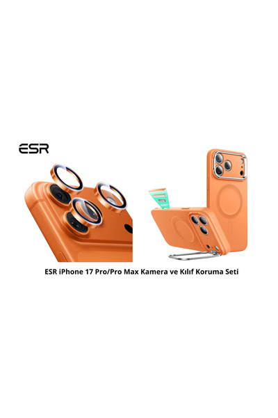 ESR iPhone 17 Pro/Pro Max Cloud Soft Case + Camera Lens Protector Set