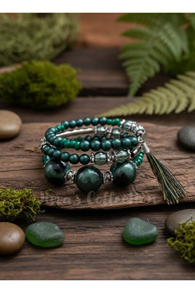 Jivva's Collection Bohemian Series Collection. Tasseled Spiral Flexible Brace...