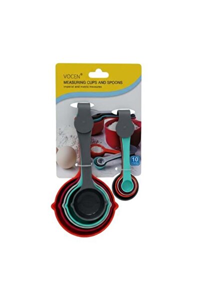 Generic Colored Measuring Spoon Set - 1 Set × 10 Pieces