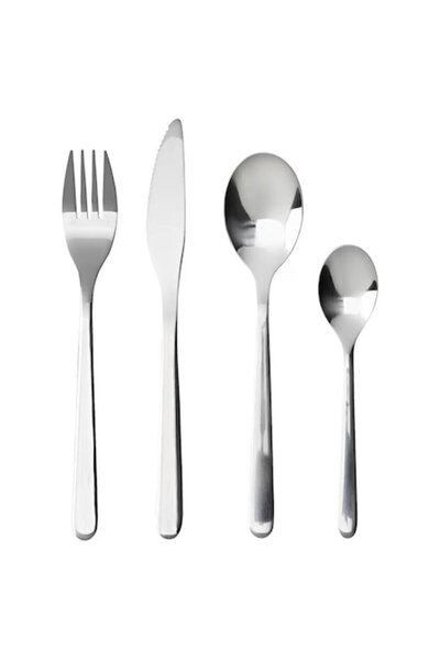 OEM Cutlery Set, 24 Pieces, Stainless Steel, 22 cm, for 6 People, Classic Design