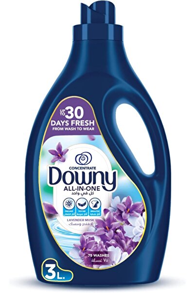 downy Lavender & Musk 3L, Fabric Softener, All-in-One Concentrate