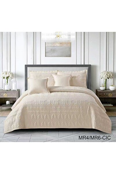 miral Al-Hanouf Double Bedspread Set, Plain Compressed, 6 Pieces: Comfort and...