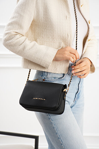 Just Polo Kadın Omuz Çantası Ayarlanabilir Zincir Askılı