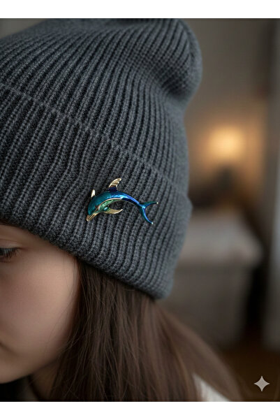 Sâden Collection Yunus Balığı Broş