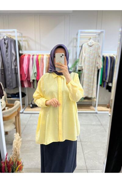 Nuss 3001 Oversize Buttoned Shirt Vanilin