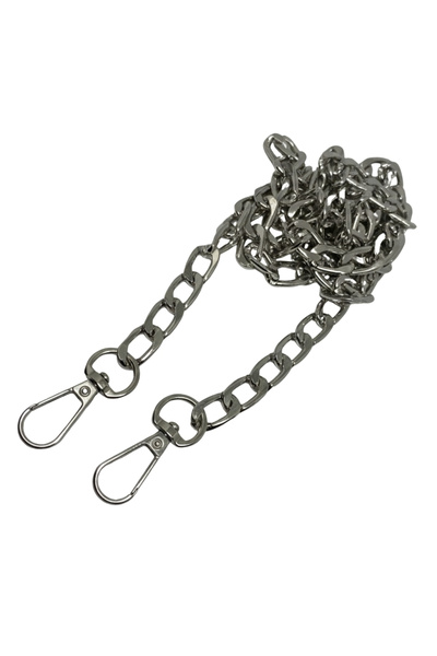 SEM AKSESUAR Lanț din aluminiu pentru genți de 110 CM, nichel (ARGINTIU) - La...