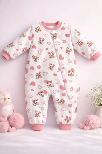 ZERA KIDS New Season Cute Animals Printed: 100% Cotton Winter Children's Slee...