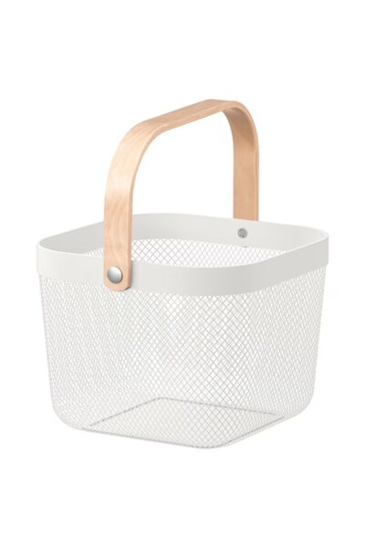 OEM White Basket, 25x26x18 cm