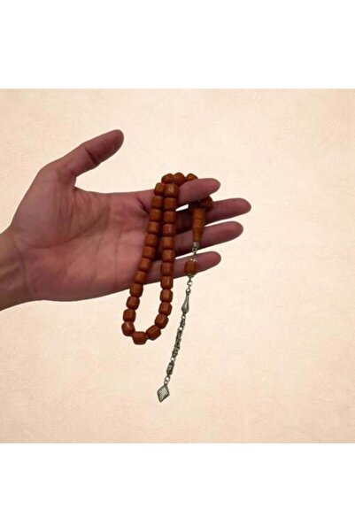 alomran orientals Faturan rosary in a honey yellow barrel color