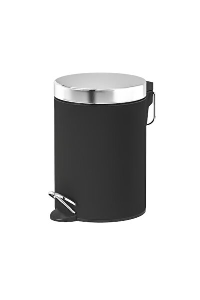 OEM Trash Can for Bathroom, Dark Gray, 3 L, 24 cm