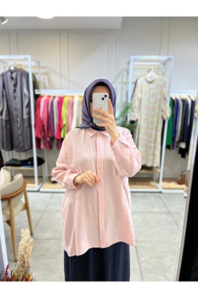 Nuss 3001 Oversize Buttoned Shirt Powder