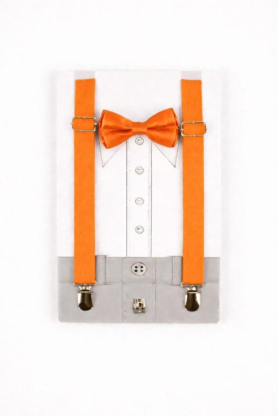 Kuraff Giyim Girls' and Boys' Suspender and Bow Tie Set for Shows & Special O...