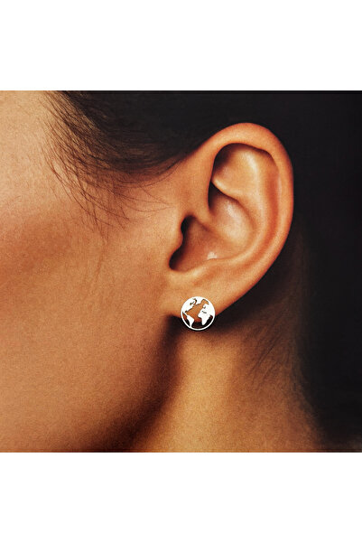 BIJUTERIA NEAGRA 925 Silver Globe Earrings