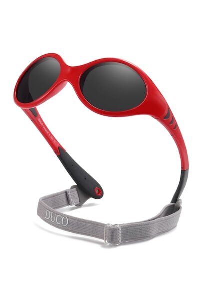 duco Children's Polarized Sunglasses Sports Glasses TPEE Flexible Frame for B...