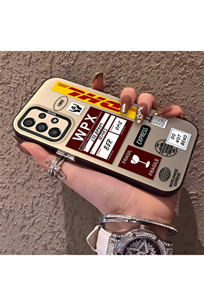 Hontinga حافظة هاتف سامسونج جالاكسي A33 متوافقة مع حافة السيليكون الصلبة ومضا...