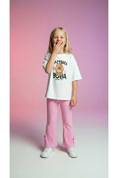 Alvadonna Set de colanți spaniole pentru fete CAPYBARA