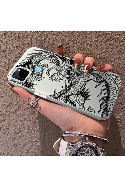 Hontinga حافظة هاتف Realme C21Y متوافقة مع الحافة السيليكونية الصلبة والمضادة...