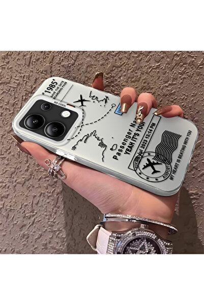 Hontinga حافظة هاتف ريدمي نوت 13 متوافقة مع الحواف السيليكونية الصلبة والمضاد...