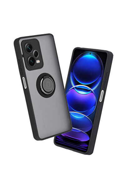 Techsuit Carcasă Xiaomi Redmi Note 12 Pro+ Glint cu inel magnetic pentru supo...
