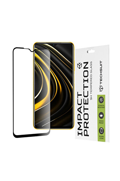Techsuit 111D пълнолепно стъклено покритие за Xiaomi Poco M3