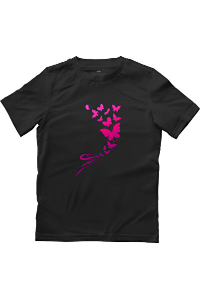 NIST CREATIONS Tricou fluturi roz
