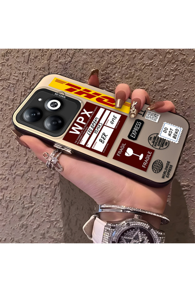 Hontinga حافظة هاتف Infinix Hot 40i متوافقة مع حافة السيليكون الصلبة ومضادة ل...