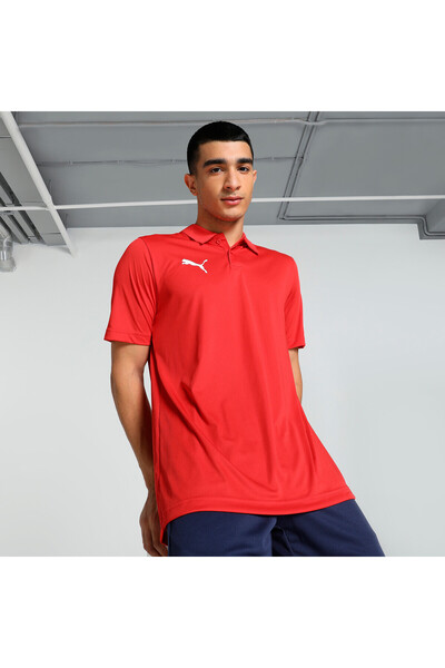 Puma Mens Cricket Teamwear Plain Polo - Red