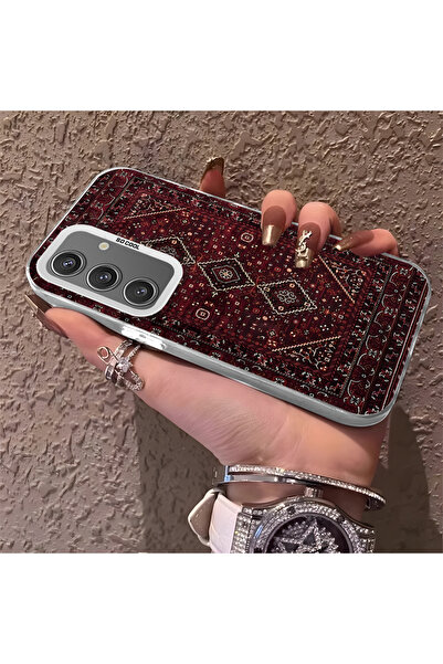 Hontinga حافظة هاتف سامسونج جالاكسي S24 متوافقة مع حافة السيليكون الصلبة والم...