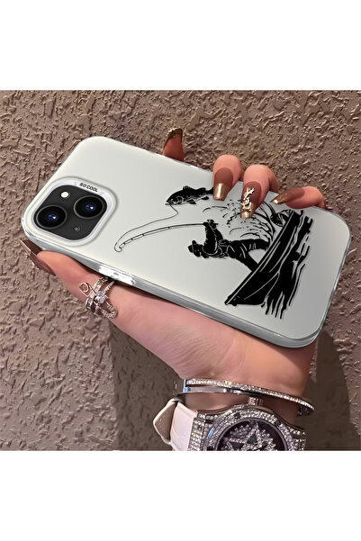 Hontinga حافظة هاتف من السيليكون متوافقة مع هاتف iPhone 15، ذات حافة صلبة ومض...