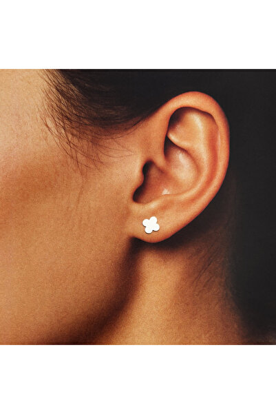 BIJUTERIA NEAGRA Cercei trifoi din argint 925