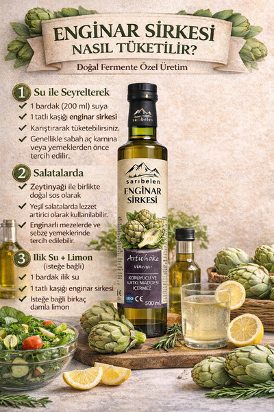 sarıbelen Enginar Sirkesi 500 ml