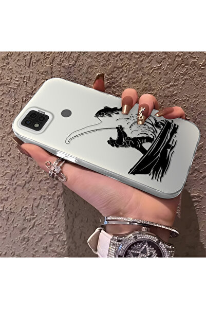 Hontinga حافظة هاتف Poco C31 متوافقة مع الحواف السيليكونية الصلبة والمضادة لل...