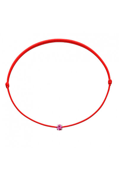 BIJUTERIA NEAGRA Brățară Mărțișor cu Cristal Swarovski Roz