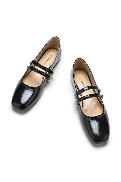 C Paravano C.Paravano Ballerinas, Black, 38.5 EU