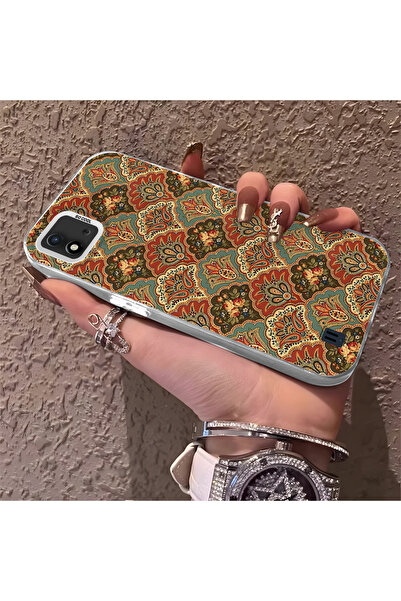 Hontinga حافظة هاتف Realme C20 متوافقة مع الحواف السيليكونية الصلبة والمضادة ...