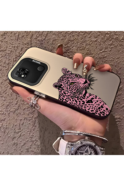 Hontinga حافظة هاتف Redmi 9C متوافقة مع حافة السيليكون الصلبة ومضادة للسقوط ب...