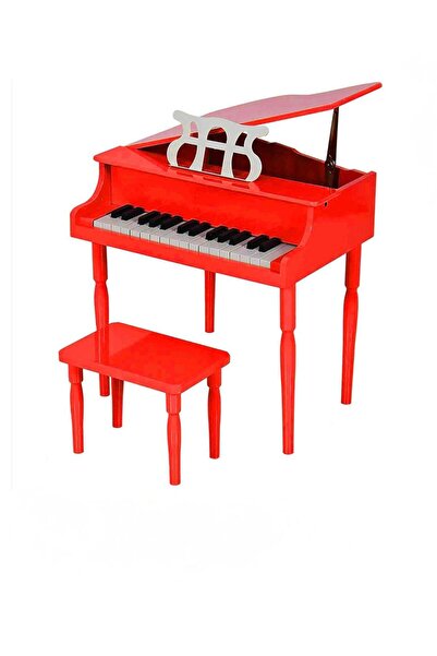 Manuel Raymond BP30RD Akustik Görünümlü 30 Tuşlu Ahşap Çocuk Piyanosu Kırmızı