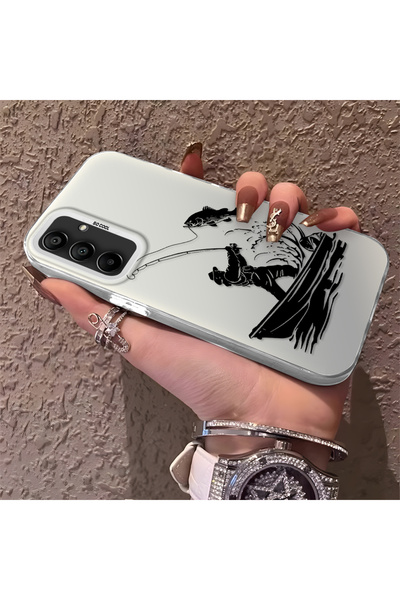 Hontinga حافظة هاتف سامسونج جالاكسي A15 متوافقة مع الحواف السيليكونية الصلبة ...