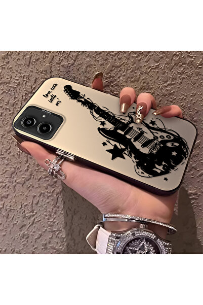 Hontinga حافظة هاتف سامسونج جالاكسي A06 متوافقة مع الحواف السيليكونية الصلبة ...