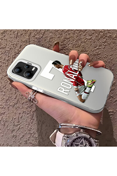 Hontinga حافظة هاتف Redmi Note 12 5G متوافقة مع CR7 مصنوعة من السيليكون الصلب...