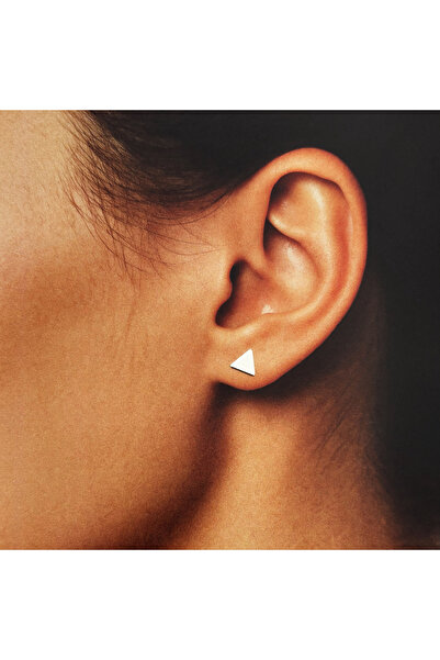 BIJUTERIA NEAGRA 925 Silver Triangle Earrings