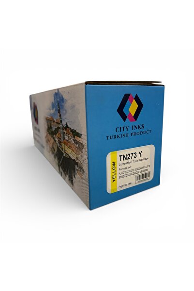 City Inks حبر تركي سيتي انك متوافق مع Brother TN273 أصفر (Yello...