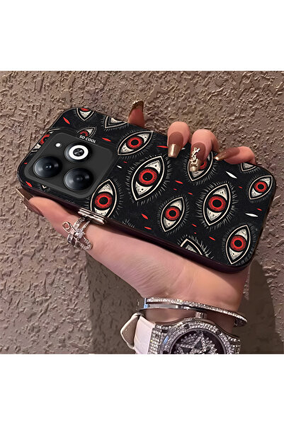 Hontinga حافظة هاتف تكنو سبارك 20 متوافقة مع الحواف السيليكونية الصلبة والمضا...