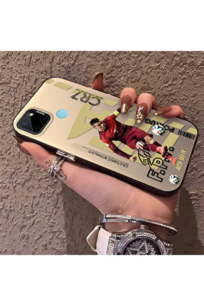 Hontinga حافظة هاتف Realme C21Y متوافقة مع الحواف السيليكونية الصلبة والمضادة...