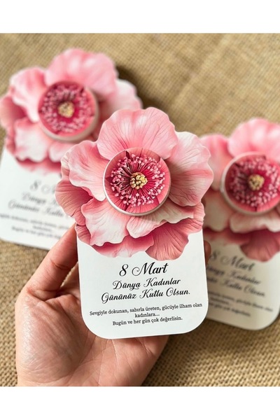 Mapel 15 Adet Kartlı Krem Hediyelik, 8 Mart Kadınlar Günü hediyelik, doğum gü...
