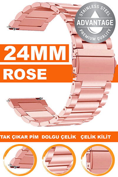 COBRA حزام ساعة معدني من الفولاذ متوافق مع ساعات 24 ملم SG424MM